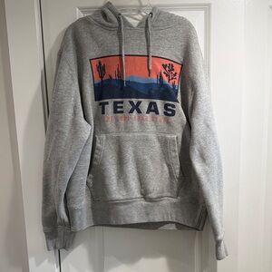 State of Mind Gray Texas Graphic Hoodie